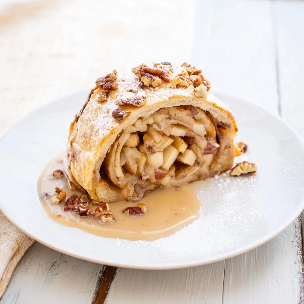 Apple Strudel with Vanilla