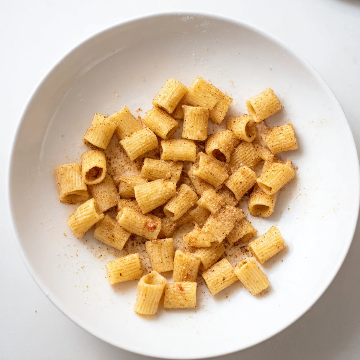 Crispy Air Fryer Pasta Croutons: seasoned pasta, air fried till golden, perfect for snacking or salads.
