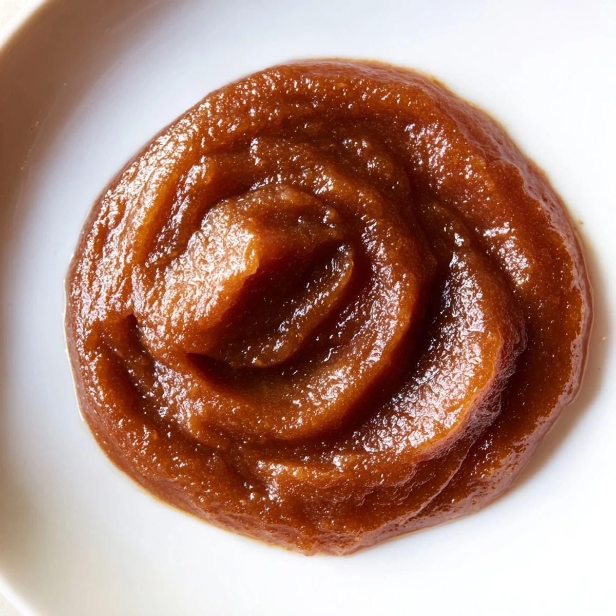 Homemade Emirati Al Madrooba: a close-up shows the smooth, glistening, date-based breakfast for satisfying meals.