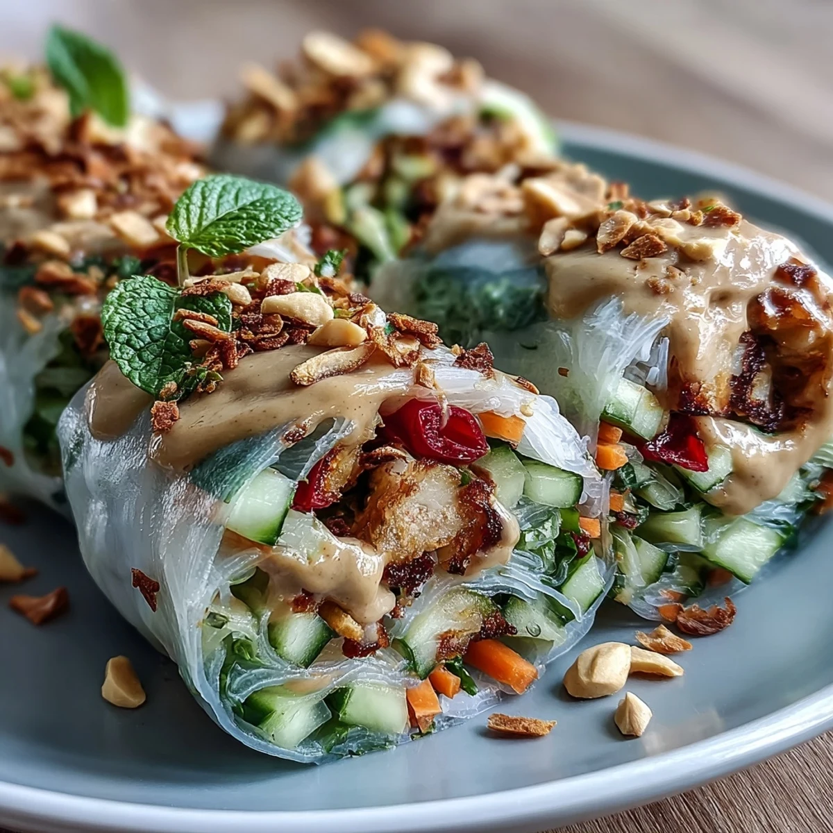 Fresh Rice Paper Roll Bowl served over jasmine rice with herbs and lime wedges, ready for a quick lunch.