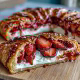 Fresh Strawberry Frangipane Galette