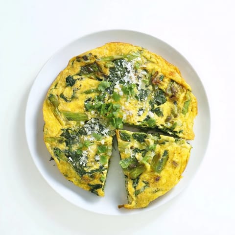 Frittata with spring greens