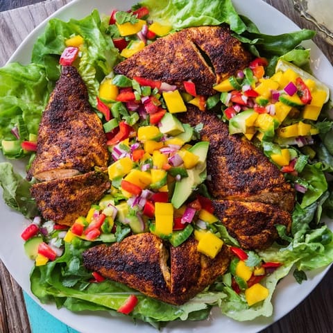 Chicken Mango Lettuce Wraps