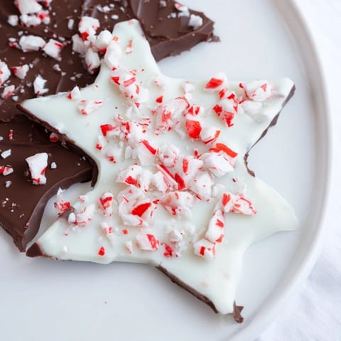 Peppermint Bark Snowflakes