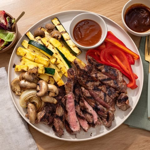 Backyard BBQ Platter Sharing Board