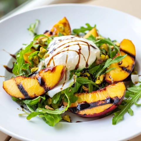 Grilled Peach Salad