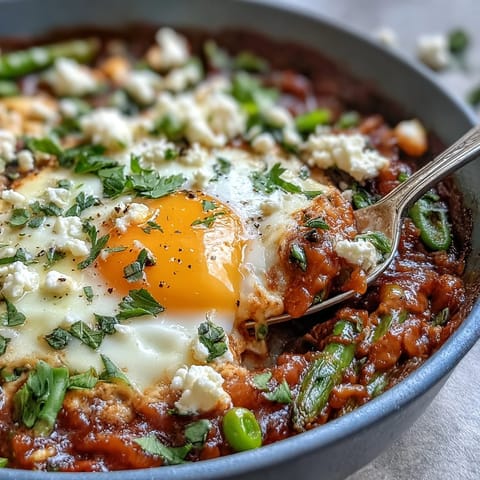 Pea and Broad Bean Shakshuka