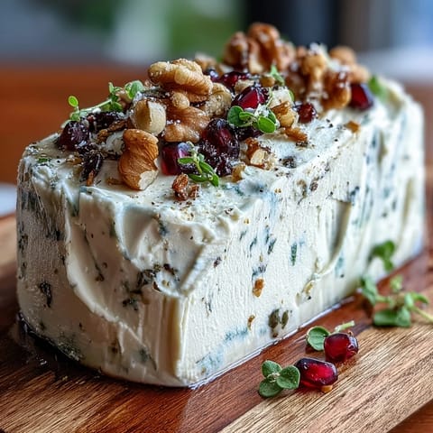 Whipped butter board with fresh herbs, honey drizzle, and pomegranate seeds, served with toasted baguette slices and crackers.