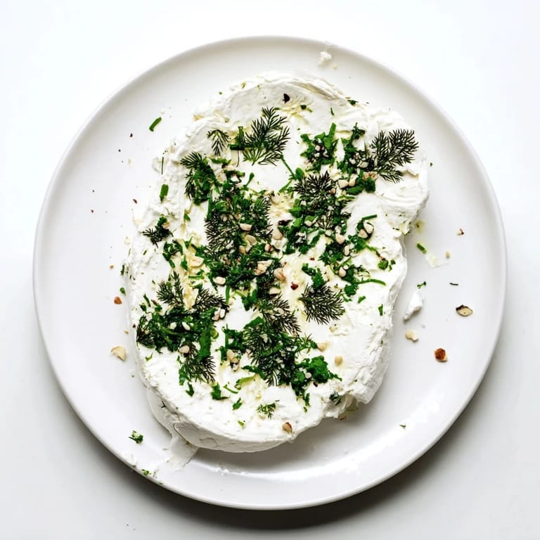 The easy "Fossil Record" appetizer presents cheese featuring imprinted herbs, beautifully surrounded by crackled nuts.