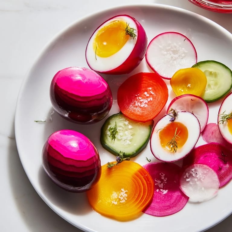 This fantastic The Neon Night recipe showcases bright fruits and pickled veggies, a perfect party snack.