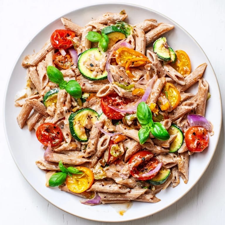 Flavorful baked feta pasta recipe with fresh basil; imagine the inviting aroma and delicious taste.