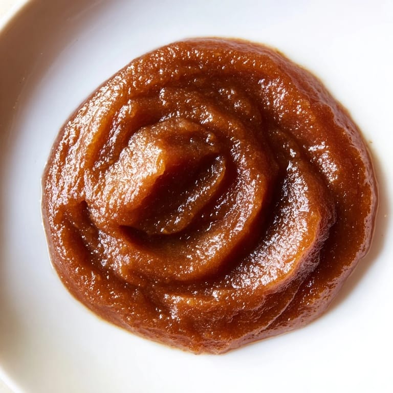 Homemade Emirati Al Madrooba: a close-up shows the smooth, glistening, date-based breakfast for satisfying meals.