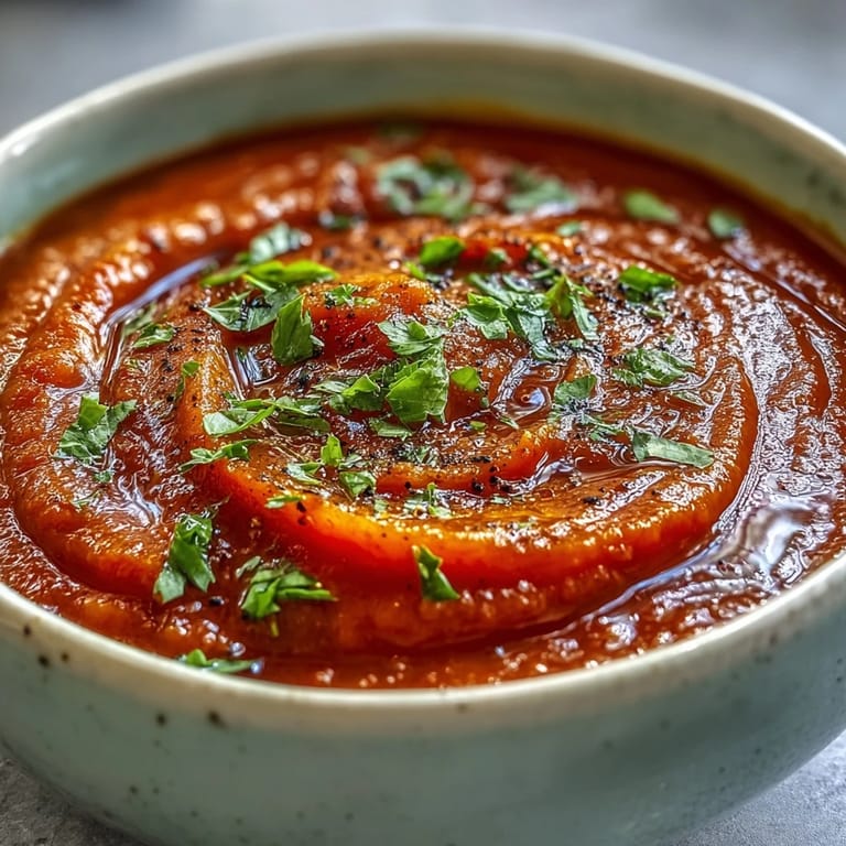 Hearty Roasted Vegetable Soup served in a white bowl, topped with crunchy croutons for a cozy dinner.