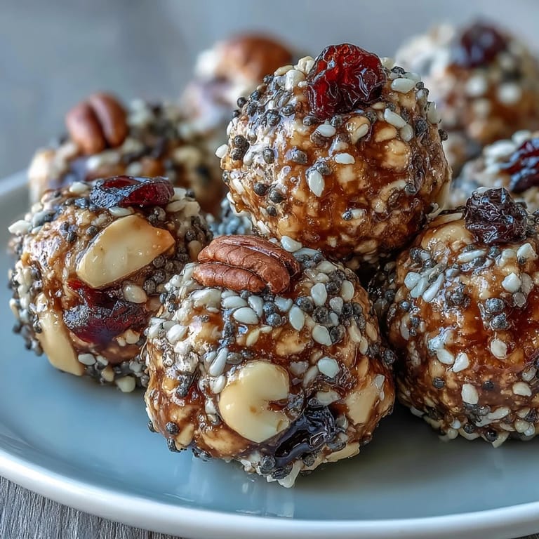 Oats and honey combine with sunflower and pumpkin seeds in these chewy, nut-free energy balls perfect for school lunches.