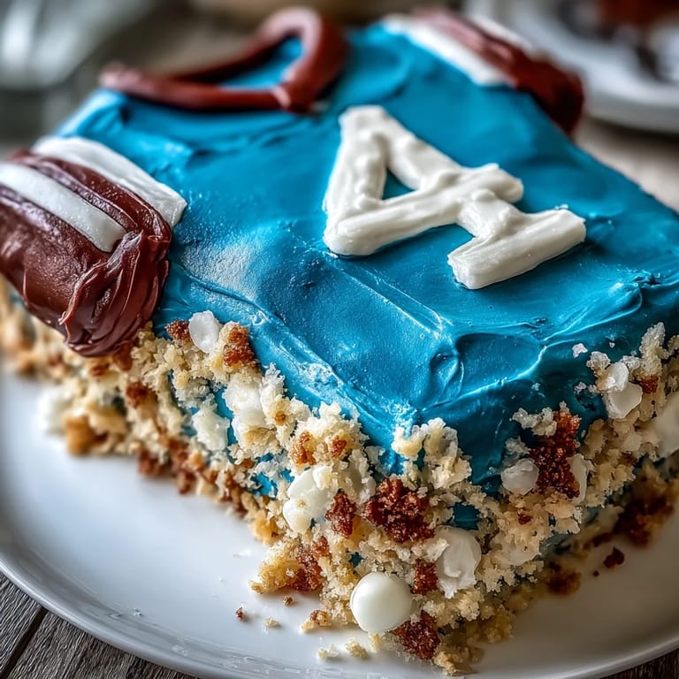 Festive graduation cake shaped like a sports jersey, featuring bold number and name accents, ideal for honoring a graduate's achievement with sweet flair.